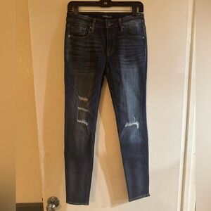 Classic Fit Dark Wash Skinny Jeans